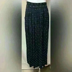 Carmen Marc Valvo Gold & Black Maxi Skirt Size Medium